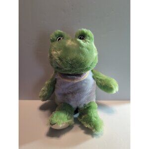 Dan Dee* Croaking Frog Puppet, Green Soft Plush w/ Frog Sounds